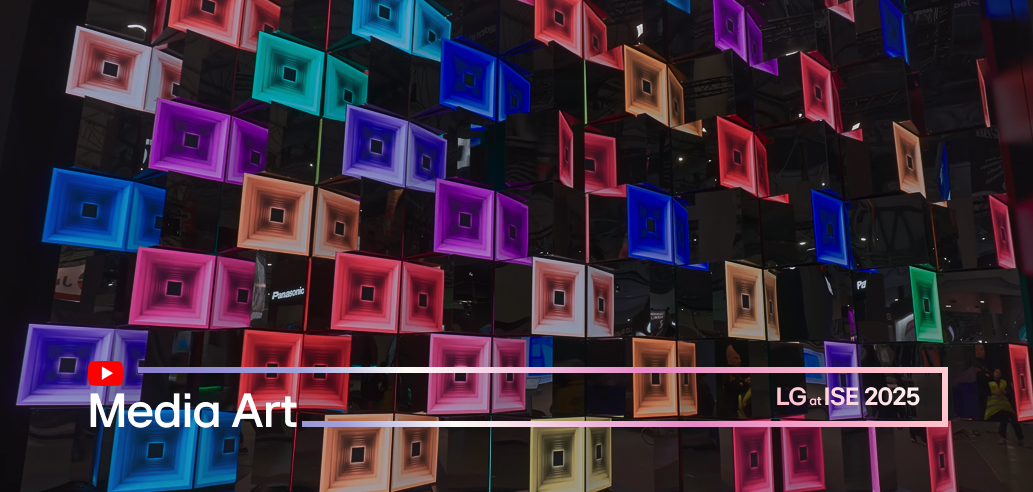 Watch LG at ISE 2025 Media art video